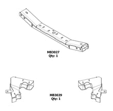 Load image into Gallery viewer, 4 Link Front Suspension Brackets With Transmission Crossmember For 07-11 Jeep JKU Bare Steel Motobilt
