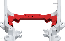 Load image into Gallery viewer, 4 Link Front Suspension Brackets With Transmission Crossmember For 12-18 Jeep JKU Bare Steel Motobilt