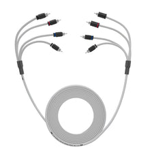 Load image into Gallery viewer, RCA Marine Grade Tinned 100% Copper OFC 25 Feet / 4 Channel - WHITE
