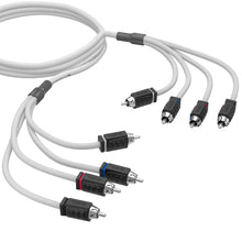 Load image into Gallery viewer, RCA Marine Grade Tinned 100% Copper OFC 6 Feet / 4 Channel - WHITE