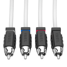 Load image into Gallery viewer, RCA Marine Grade Tinned 100% Copper OFC 6 Feet / 4 Channel - WHITE