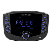 Load image into Gallery viewer, Marine and Powersports Headunit 3" LCD screen , 2 Zones, 4 volts Output, BT, RDS 4X50 Watts