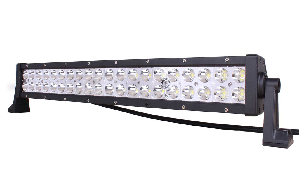Quake LED Light Bar 22 Inch LED Light Bar Dual Row 120 Watt Combo White/Red Magma Series - QUDR006