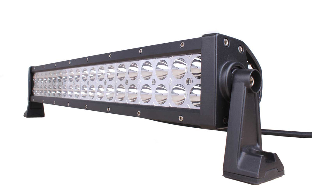 Quake LED Light Bar 22 Inch LED Light Bar Dual Row 120 Watt Combo White/Green Magma Series - QUDG398