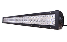 Load image into Gallery viewer, Quake LED Light Bar 32 Inch LED Light Bar Dual Row 180 Watt Combo White/Green Magma Series - QUDG394