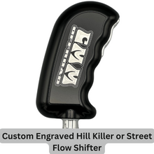 Load image into Gallery viewer, CMM Offroad billet shifter handle detail — available from Offroad Trading Company