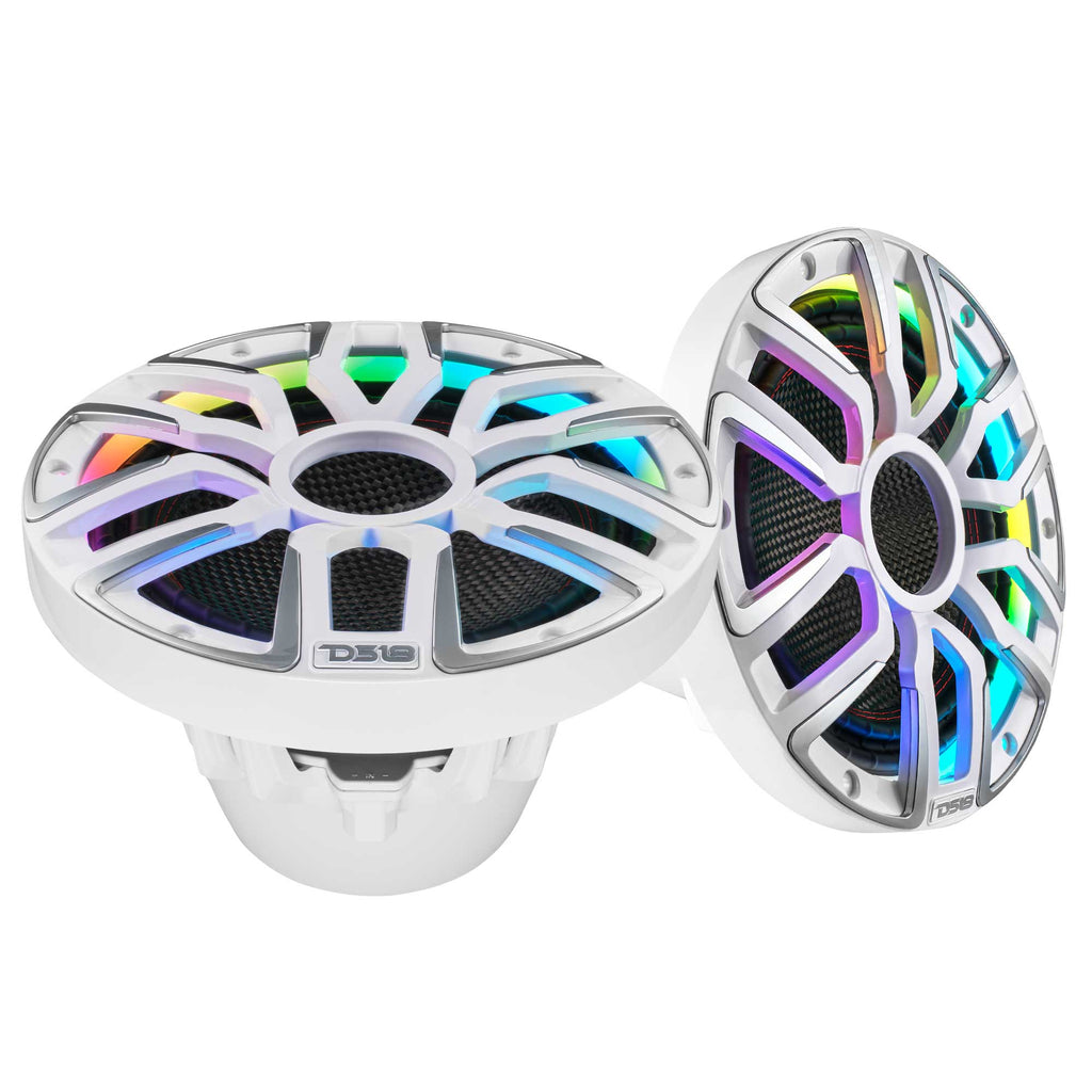 10” Neodymium Marine & Powersports Subwoofer With Carbon Fiber Cone | 600W RMS 4-Ohm