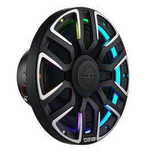 Load image into Gallery viewer, 8” Marine Coaxial Speaker With Kevlar Cone, Bullet Tweeter, Neodymium Magnet, and Digital LED Lights | 200W RMS 4-Ohm