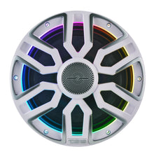 Load image into Gallery viewer, 8” Marine Coaxial Speaker With Kevlar Cone, Bullet Tweeter, Neodymium Magnet, and Digital LED Lights | 200W RMS 4-Ohm