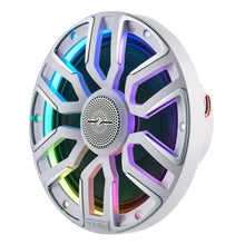 Load image into Gallery viewer, 8” Marine Coaxial Speaker With Kevlar Cone, Bullet Tweeter, Neodymium Magnet, and Digital LED Lights | 200W RMS 4-Ohm