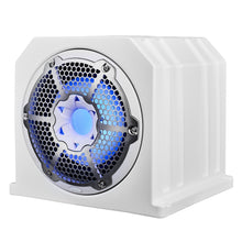 Load image into Gallery viewer, Dual 10" Marine Subwoofer Enclosure with 10" Passive Radiator and LED RGB Lights 350 Watts Rms 4-Ohm (NXL-10SUB Included)