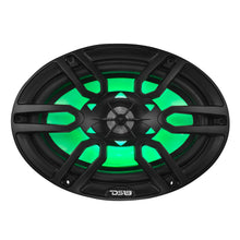 Load image into Gallery viewer, NXL 6x9" 2-Way Coaxial Marine Speaker with LED RGB Lights | 125W RMS 4-Ohm