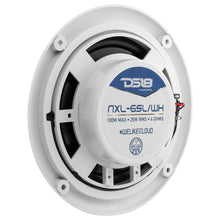 Load image into Gallery viewer, Marine and Powersports Headunit and 6.5" Marine Speaker Package (MRX1 and 2 X NXL-6SL/WH) - White