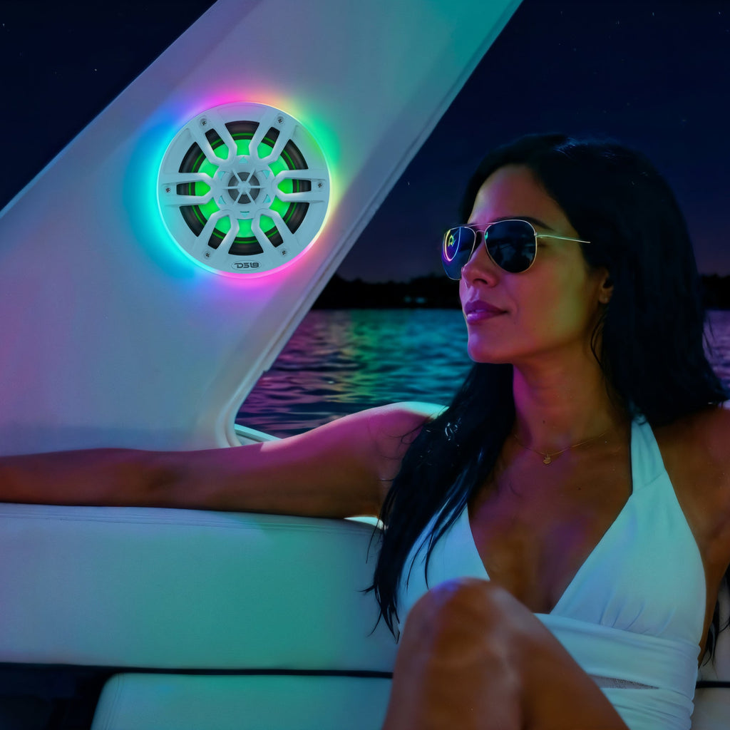 6.5" Digital LED Ring for Marine and Powersporst Speakers and Towers