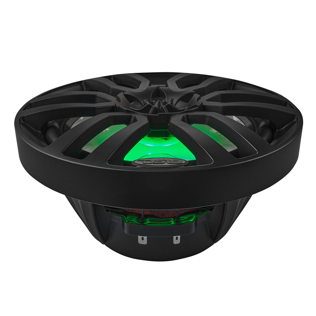 NXL 8" 2-Way Coaxial Marine Speaker with LED RGB Lights | 125W RMS 4-Ohm