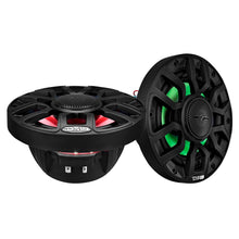 Load image into Gallery viewer, NXL 6.5" 2-Way Coaxial Marine Speaker with Bullet Tweeter and Digital Led Lights | 150W RMS 4-Ohm