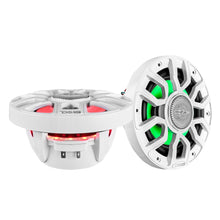 Load image into Gallery viewer, NXL 6.5" 2-Way Coaxial Marine Speaker with Bullet Tweeter and Digital Led Lights | 150W RMS 4-Ohm