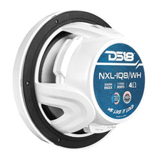 Load image into Gallery viewer, NXL 8" 2-Way Coaxial Marine Speaker with Bullet Tweeter and Digital Led Lights | 175W RMS 4-Ohm