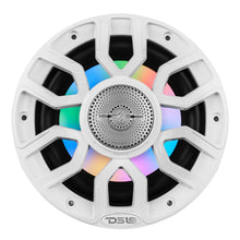 Load image into Gallery viewer, NXL 8" 2-Way Coaxial Marine Speaker with Bullet Tweeter and Digital Led Lights | 175W RMS 4-Ohm