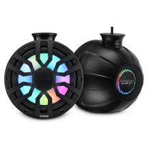 Load image into Gallery viewer, 8" NXL-iQ Marine Short Tower Coaxial Speakers with Digital LED Lights, 175W RMS, 350W Max, 4-Ohm