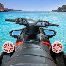Load image into Gallery viewer, 6.5" Compact Speaker Tower with Marine Amplifier, Installation Kit, and RGB LED Lights - Perfect Package for Jet Ski