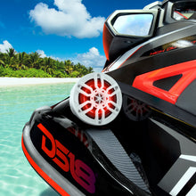 Load image into Gallery viewer, 6.5" Compact Speaker Tower with Marine Amplifier, Installation Kit, and RGB LED Lights - Perfect Package for Jet Ski