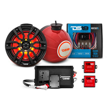 Load image into Gallery viewer, 8" Compact Speaker Tower with Marine Amplifier, Installation Kit, and RGB LED Lights - Perfect Package for Jet Ski