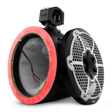 Load image into Gallery viewer, NXL 10" Marine and Powersports Empty Tower with Grill and RGB LED Lights - IP65