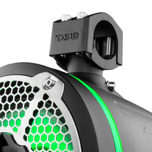 Load image into Gallery viewer, NXL 10" Neodymium Marine and Powersports Towers with Built-in Passive Radiator, 1" Driver and LED RGB Lights 300 Watts Rms