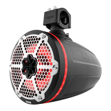 Load image into Gallery viewer, NXL 8" Neodymium Marine and Powersports Towers with Built-in Passive Radiator, 1" Driver and LED RGB Lights 180 Watts Rms -Black