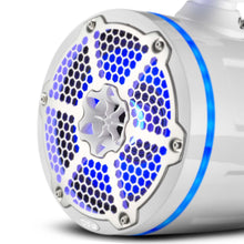 Load image into Gallery viewer, NXL 8" Neodymium Marine and Powersports Towers with Built-in Passive Radiator, 1" Driver and LED RGB Lights 180 Watts Rms -White