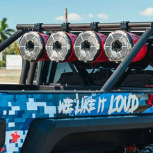 Load image into Gallery viewer, NXL 10" Neodymium Marine and Powersports Towers with Built-in Passive Radiator, 1" Driver and LED RGB Lights 300 Watts Rms