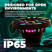 Load image into Gallery viewer, 10” Marine Subwoofer with Hybrid Magnet Motor, Removable Grille and Digital LED Lights - 500W RMS 4-Ohm