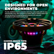 Load image into Gallery viewer, 12” Marine Subwoofer with Hybrid Magnet Motor, Removable Grille and Digital LED Lights - 600W RMS 4-Ohm