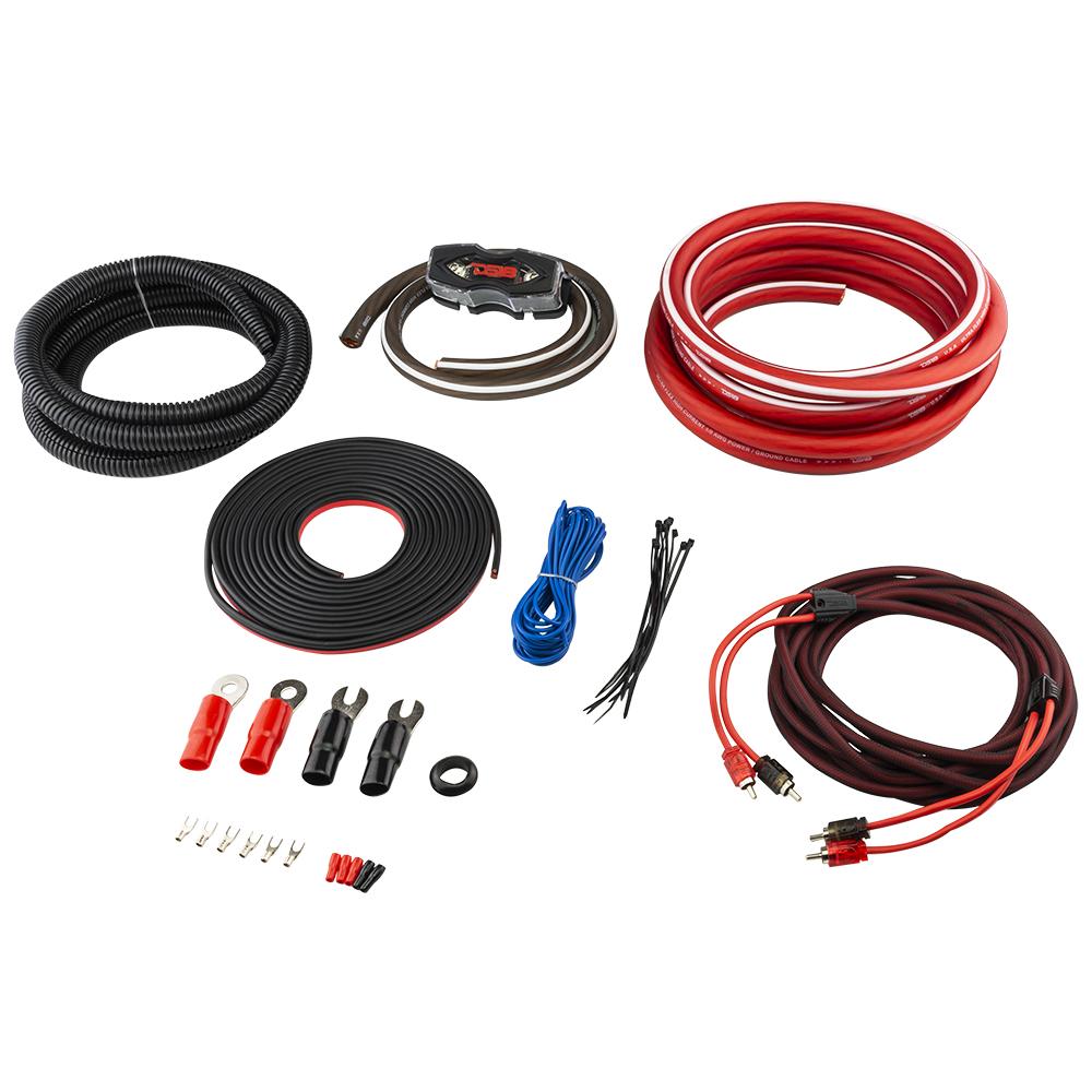 DS18 Audio Wiring Kit OFC 100 Percent Copper Advance 0-GA Installation Kit DS18 - OFCKIT0