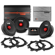 Load image into Gallery viewer, PRO Audio 6.5” Midrange Speaker Upgrade Kit - With OEM Speaker Adapters, Amplifier &amp; Wiring Kit