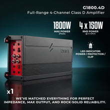 Load image into Gallery viewer, Pro Audio Speaker + Tweeter Bundle: 6.5" Midrange Speakers and 3.8" Bullet Tweeters with OEM Speaker Adapters, Amplifier, and Wiring Kit