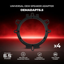 Load image into Gallery viewer, Pro Audio Speaker Bundle: 6.5" Midrange Coaxial Speakers with OEM Speaker Adapters, Amplifier, and Wiring Kit