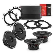 Load image into Gallery viewer, Car Audio Bundle: 6.5" Coaxial Speakers with OEM Speaker Adapters, Amplifier, and Installation Kit