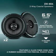 Load image into Gallery viewer, Car Audio Bundle: 6.5" &amp; 6x9" Coaxial Speakers with OEM Speaker Adapters, Amplifier, and Installation Kit