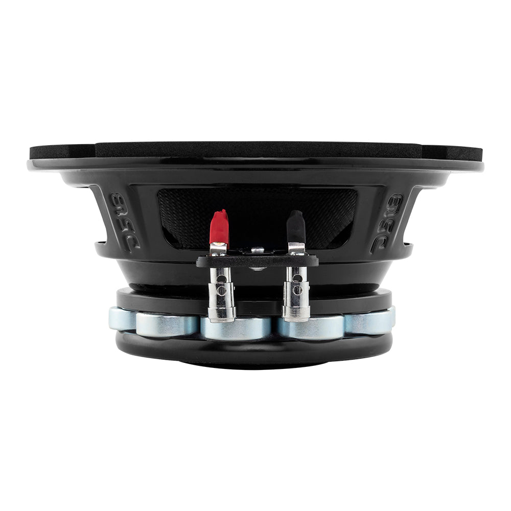 PRO 6.5" Mid-Bass Loudspeaker with Water-Resistant Carbon Fiber Cone & Neodymium Rings, 250W RMS, 2-Ohm