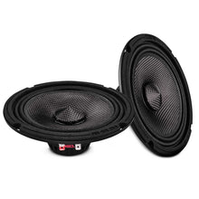 Load image into Gallery viewer, 6.5” Slim Motorcycle &amp; Motorsports Loudspeaker With Neodymium Magnet and Water Resistant Carbon Fiber Cone | 2-Ohm 150W RMS