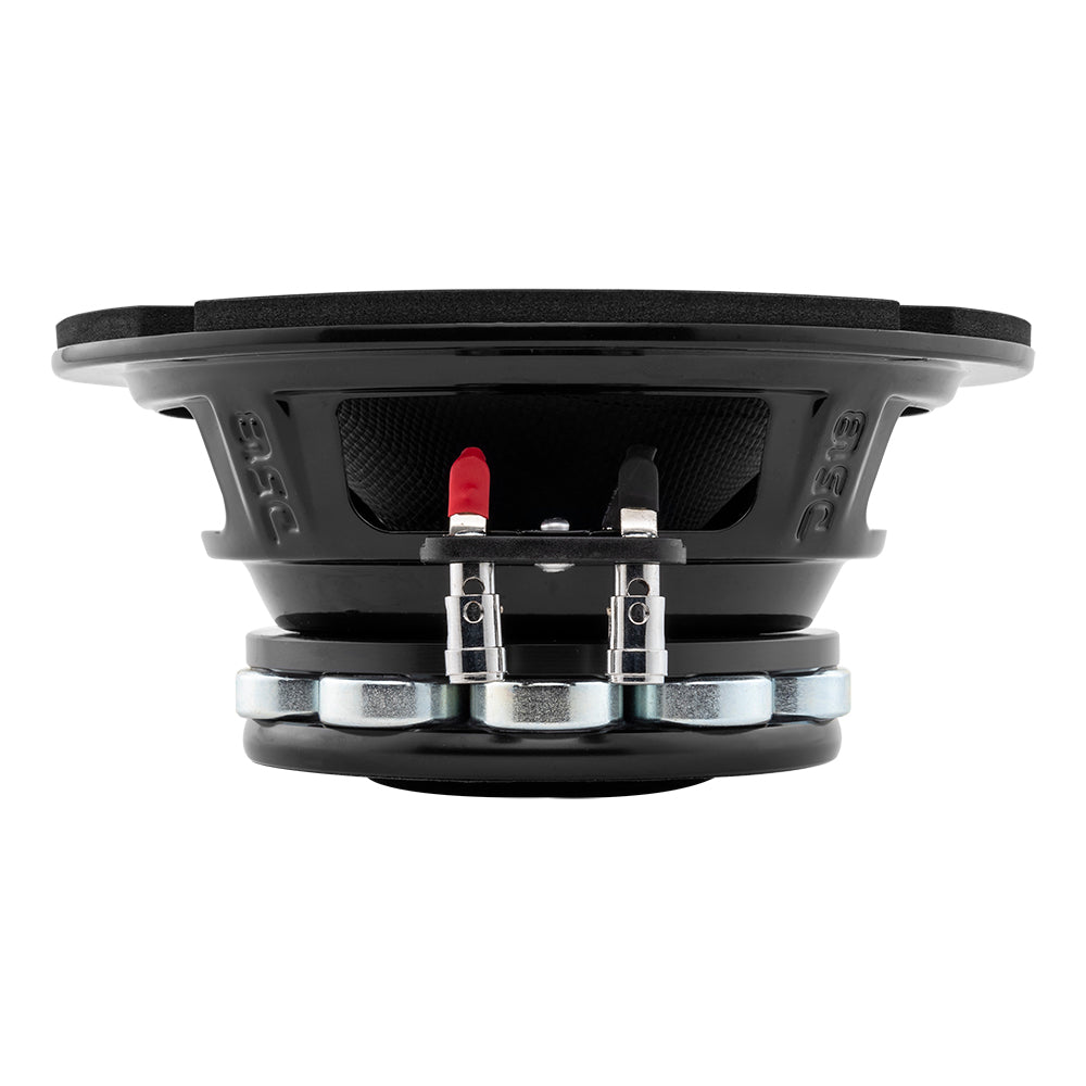 PRO 6.5" Mid-Bass Loudspeaker with Water-Resistant Carbon Fiber Cone & Neodymium Rings, 250W RMS, 4-Ohm