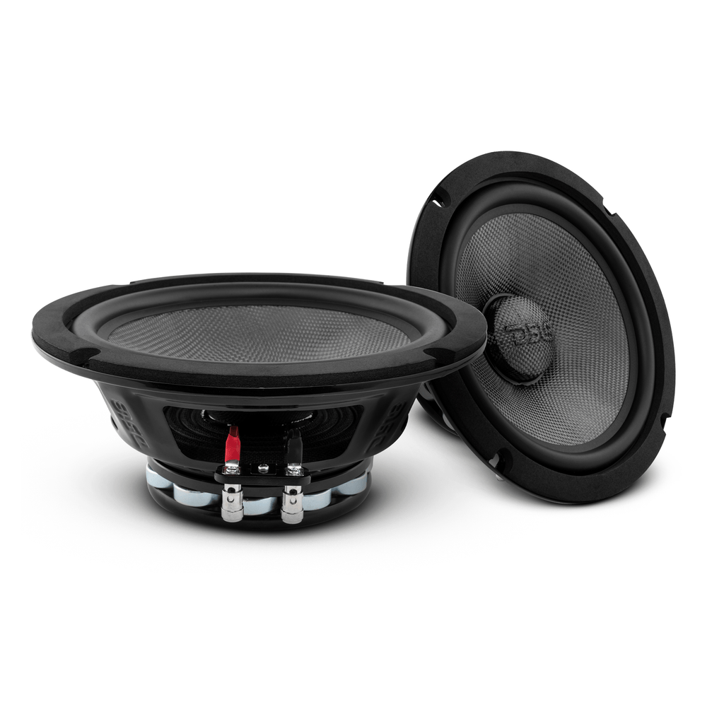 PRO 8" Mid-Bass Loudspeaker with Water-Resistant Carbon Fiber Cone & Neodymium Rings, 300W RMS, 2-Ohm