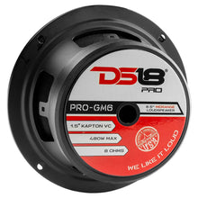 Load image into Gallery viewer, DS18 PRO-GM6 6.5" Mid-Range Loudspeaker 480 Watts 8-Ohm
