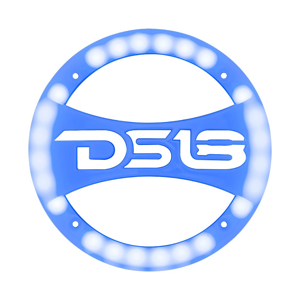 Universal 6.5" Speaker Grill Cover with RGB LED Lighting
