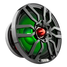 Load image into Gallery viewer, DS18 PRO-GTW10BK 10" Grill with Built-in 1.75" VC  Neodymium Bullet Tweeter and RGB Lights 500 Watts Black