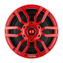 Load image into Gallery viewer, DS18 PRO-GTW10RD 10" Grill with Built-in 1.75" VC  Neodymium Bullet Tweeter and RGB Lights 500 Watts Red