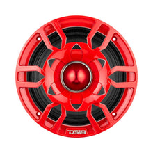 Load image into Gallery viewer, DS18 PRO-GTW6RD 6.5" Grill with Built-in 1.75" VC Neodymium Bullet Tweeter and RGB Lights 500 Watts Red(EACH)