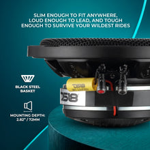 Load image into Gallery viewer, PRO 6.5" Shallow Coaxial Hybrid Mid-Range Loudspeaker with Built-in Driver | 150W RMS 8-Ohm